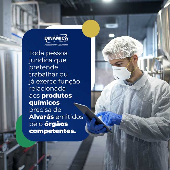 Alvará de produtos químicos São Paulo - Fale com a Dinâmica Despachante