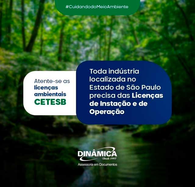 Licença de operação CETESB Licença de operação CETESB