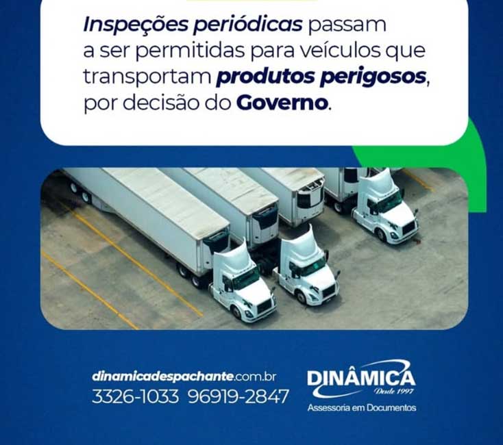 Transportes de produtos perigosos Dicas - Dinâmica Despachante